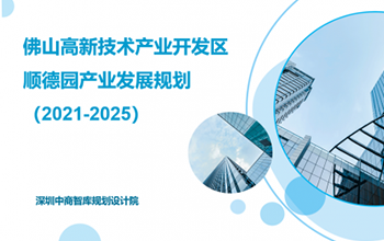 中商智库高质量完成《顺德高新区“十四五”产业发展规划》